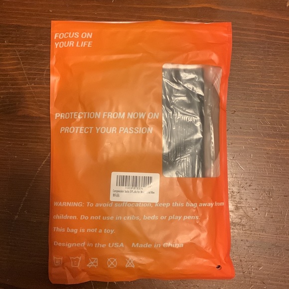 Compression socks one pair L/XL black - Picture 2 of 2